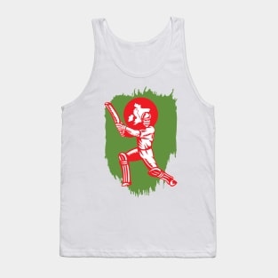 Bangladesh Cricket Player Batsman Design Tank Top